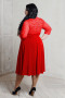 Платье 064004 ЛаТэ (Красный)